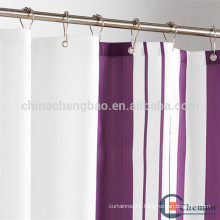 China hot sale double side printed shower curtain hooks metal